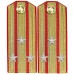Береговая служба ВМФ СССР. Старший офицерский состав, погоны обр. 1943 г..
